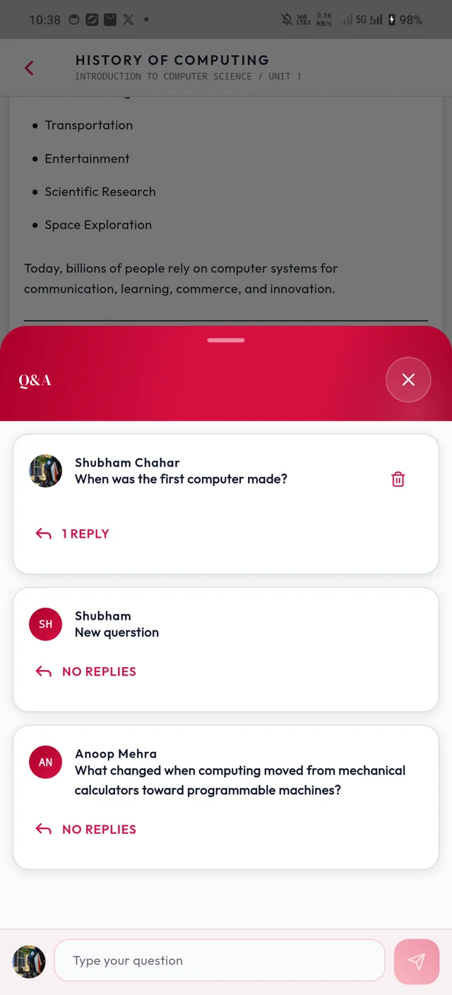 Chapter Q&A
